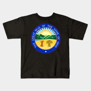 Ohio Coat of Arms Kids T-Shirt